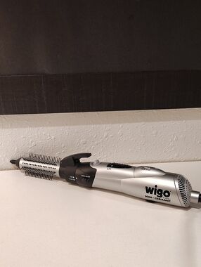 Wigo Europe Ion-Ceramic Curling Hot Air Brush Curling Wand